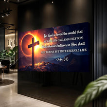 Load image into Gallery viewer, John 3:16: For God So Loved The World Faith Sign III