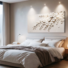 Load image into Gallery viewer, White Cherry Blossom Wall Art