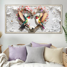 Load image into Gallery viewer, 3D Hummingbirds Wall Art IV