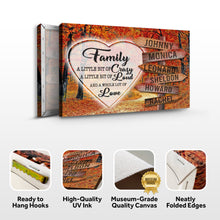 Load image into Gallery viewer, A Lot of Love Family Names Sign III