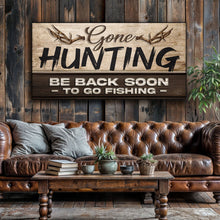 Load image into Gallery viewer, Gone Hunting Sign II