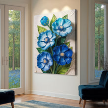 Load image into Gallery viewer, Blue Blossom Bouquet Wall Art