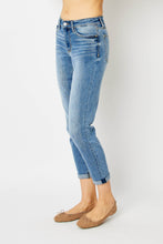 Load image into Gallery viewer, Judy Blue Full Size Cuffed Hem Low Waist Slim Jeans