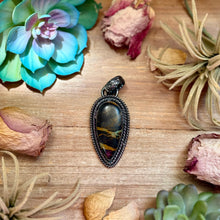 Load image into Gallery viewer, MJ Black Jack Turquoise Pendant