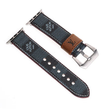Load image into Gallery viewer, LEATHER CANVAS LUXURY APPLE WATCH BANDS