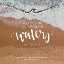 Load image into Gallery viewer, Upon the Waters Wave Necklace