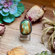 Load image into Gallery viewer, MJ Turquoise Ring – Sterling Silver