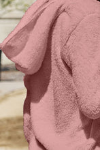 Load image into Gallery viewer, Full Size Teddy Hooded Jacket with Pockets