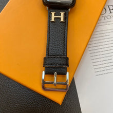 Load image into Gallery viewer, Genuine Pattern Leather Apple Watch Strap