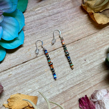 Load image into Gallery viewer, Mixed Stone Cube Earrings