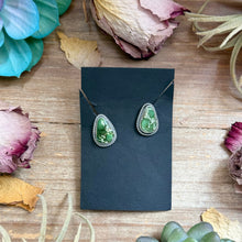 Load image into Gallery viewer, 3 - Sterling Silver Sonoran Gold Turquoise Stud Earrings by Jason Ogg