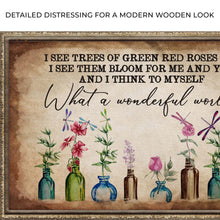 Load image into Gallery viewer, What A Wonderful World Sign X
