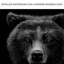 Load image into Gallery viewer, Animals Forest Bear Monochrome Canvas Wall Art