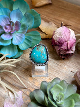Load image into Gallery viewer, Mj Ring - Turquoise Free Form Adjustable Ring