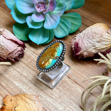 Load image into Gallery viewer, MJ Turquoise Ring – Sterling Silver