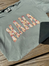 Load image into Gallery viewer, Mushroom mama print bay comfort color tee