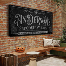 Load image into Gallery viewer, Personalized Spookeasy Bar Sign