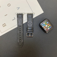 Load image into Gallery viewer, APPLE WATCH STRAP STITCHING MONOGRAM LEATHER