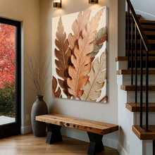 Load image into Gallery viewer, Abstract Autum Leaves Wall Art