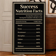 Load image into Gallery viewer, Ingredients For Success Motivational Wall Sign