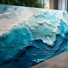 Load image into Gallery viewer, Blue Ocean Coastal Wall Art II