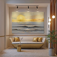 Load image into Gallery viewer, Golden Horizon Calm Wall Art