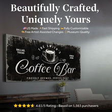 Load image into Gallery viewer, Coffee Bar Sign