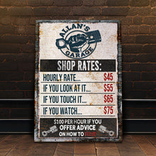 Load image into Gallery viewer, Garage Rules Sign