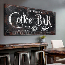 Load image into Gallery viewer, Coffee Bar Sign XI
