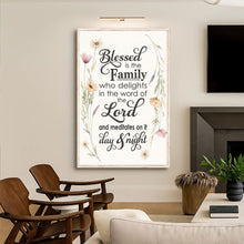 Load image into Gallery viewer, Blessed Is The Family Faith Sign