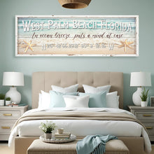 Load image into Gallery viewer, Personalized Beach House Coastal Sign