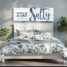 Load image into Gallery viewer, Stay Salty Coastal Sign IX