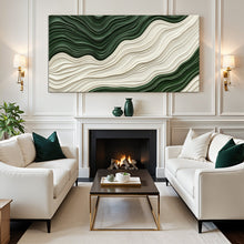 Load image into Gallery viewer, Green Rivers Abstract Wall Art VIII