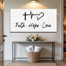 Load image into Gallery viewer, Faith, Hope, Love Faith Wall Art II