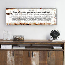 Load image into Gallery viewer, Find The One You Can't Live Without Family Sign