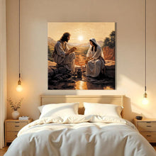 Load image into Gallery viewer, Samaritan at the Well Faith Wall Art III