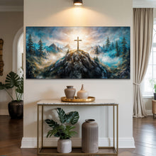 Load image into Gallery viewer, Cross On A Hill Faith Wall Art III