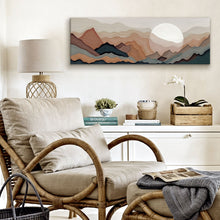 Load image into Gallery viewer, Abstract Mountains Landscape Wall Art