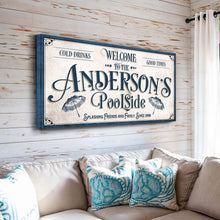 Load image into Gallery viewer, Personalized Pool Party Sign