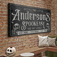 Load image into Gallery viewer, Personalized Spookeasy Bar Sign II