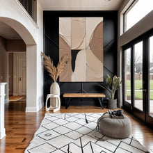 Load image into Gallery viewer, Neutral Abstract Boho Wall Art