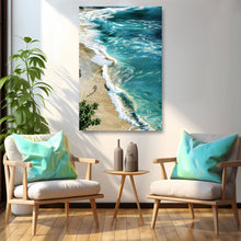 Load image into Gallery viewer, Beachfront Painting Coastal Wall Art II
