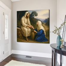 Load image into Gallery viewer, Samaritan at the Well Faith Wall Art