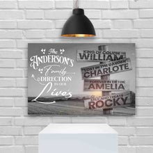 Load image into Gallery viewer, Direction Of Our Lives Family Farm Names Sign III