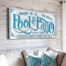 Load image into Gallery viewer, Personalized Swimming Pool Sign