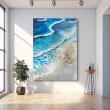Load image into Gallery viewer, Beachfront Painting Coastal Wall Art III