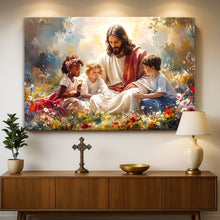 Load image into Gallery viewer, Jesus With Children Faith Wall Art VIII