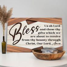 Load image into Gallery viewer, Bless Us Oh Lord Faith Sign