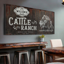 Load image into Gallery viewer, Vintage Cattle Ranch Sign