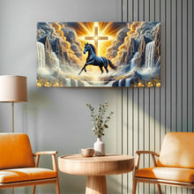 Load image into Gallery viewer, 3D Horse Faith Wall Art III